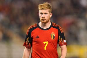 Kevin De Bruyne (Belgique) sera l'un des joueurs stars à surveiller pendant la Coupe du Monde 2022 au Qatar.