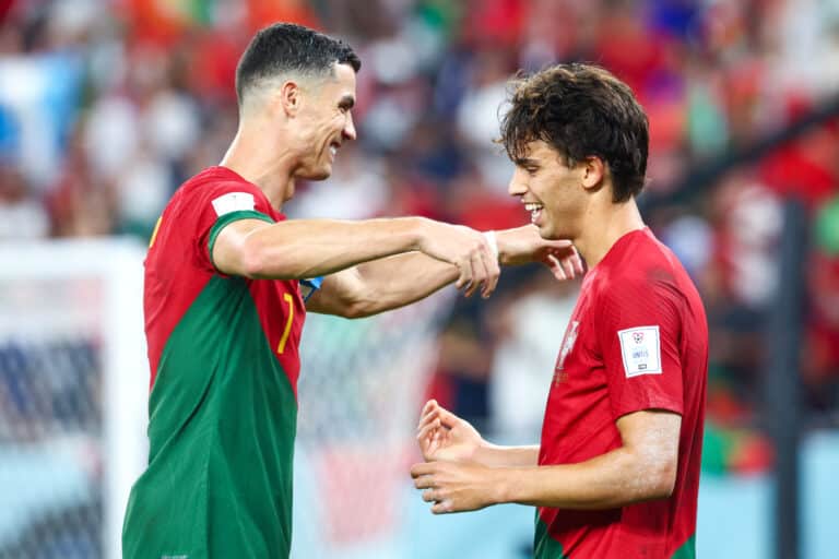 Portugal – Uruguay : les compositions officielles Cristiano Ronaldo et Joao Felix (Portugal - Ghana)