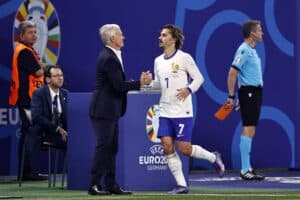 Didier Deschamps en attend plus d'Antoine Griezmann et de Kylian Mbappé.