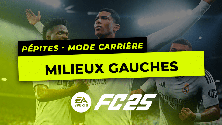 FC 25 – Les pépites du Mode Carrière : Les Milieux gauches pépites