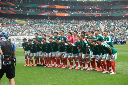 Photo d'équipe du Mexique avant la rencontre