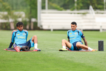 Lamine Yamal et Pedro Porro ménagés lors de l’entraînement yamal porro entrainement
